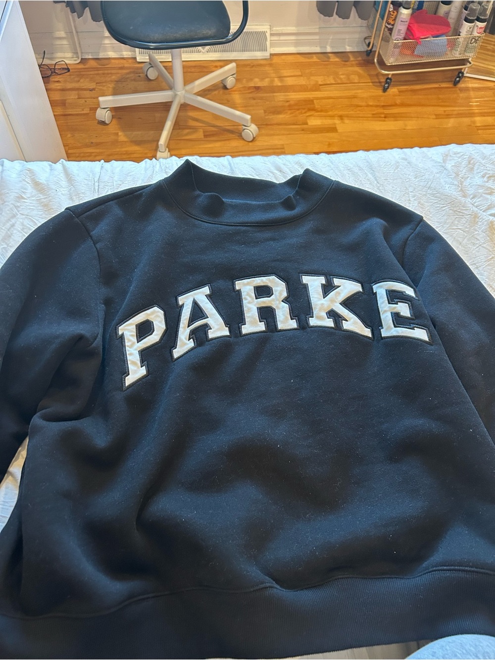 Parker Black mockneck